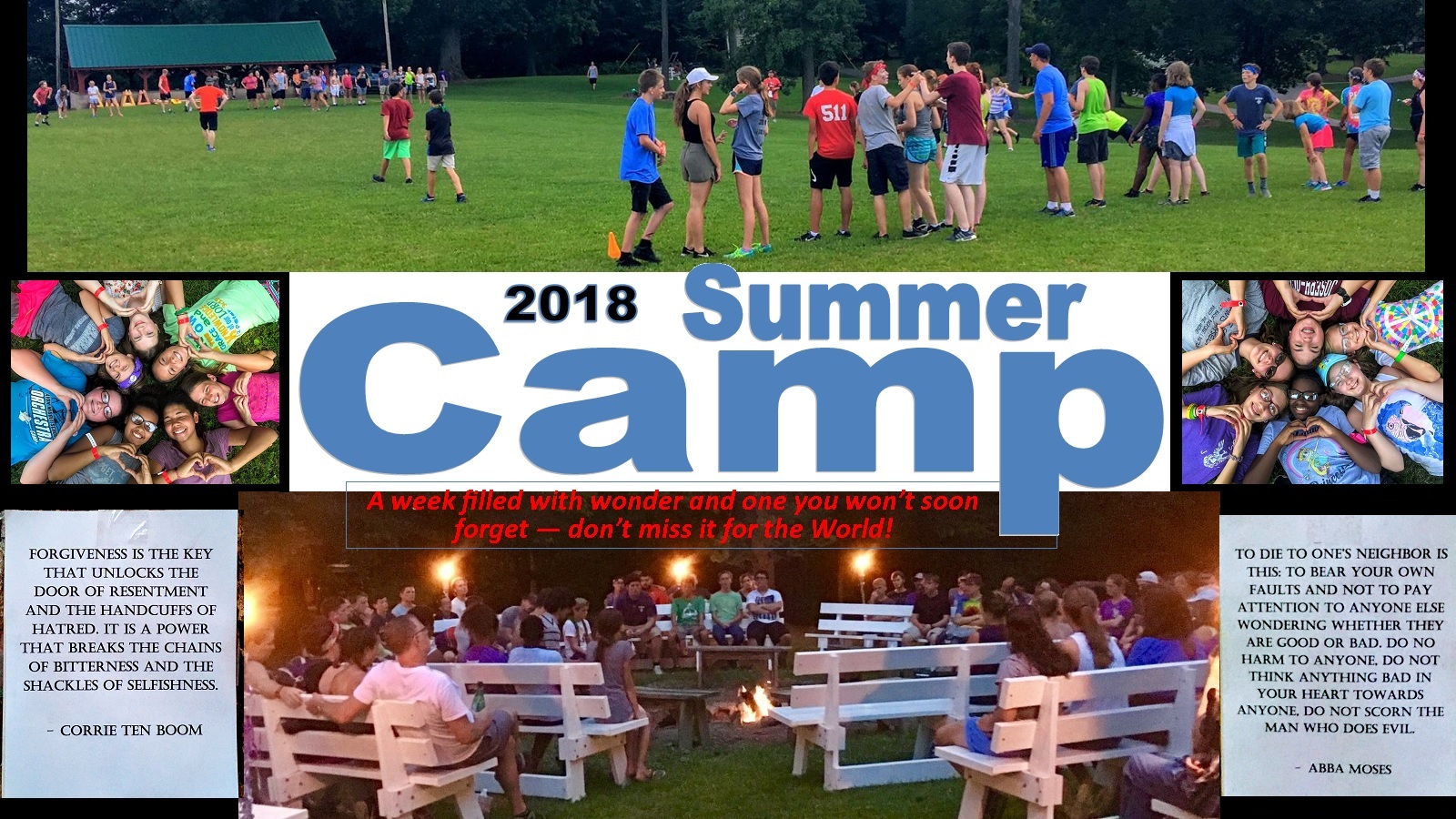 Summer Camp 2018 SAINT JOHN'S CAMP PROGRAMS